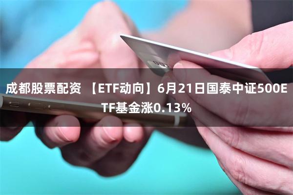 成都股票配资 【ETF动向】6月21日国泰中证500ETF基金涨0.13%